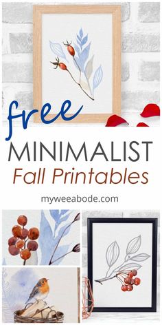 the free printables for this fall art project are easy to make and great for kids