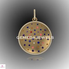 Genuine Multi Sapphire Pendant, 14k Gold Jewelry, Pave Diamond Pendant, Diamond Gold Jewelry, Diamond Pendant Necklace, Valentine Day Gift 14k Yellow Gold Pendant Jewelry Handmade Pendant Jewelry Pave Diamond Pendant Necklace Multi Sapphire Gemstone Jewelry Gemstone Diamond Gold Jewelry Wedding Gift Jewelry Gift For Her Christmas Gift Jewelry Anniversary Gift Jewelry Gift For Girlfriend NOTE:- All The Products Are Designed And Manufactured In My Workshop By Me & My Team. Shown Products Are P Gold Multi-stone Round Pendant Jewelry, Yellow Gold Multi-stone Round Pendant Jewelry, Multi-stone Diamond Round Pendant, Multi-stone Diamond Round Pendant Jewelry, Multicolor Round Pendant Jewelry For Anniversary, 14k Gold Multi-stone Pendant Jewelry, Anniversary Multi-stone Round Pendant Jewelry, Gold Jewelry Wedding, Valentine Day Gift