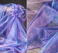 Blue and Purple Illusion Mesh Fabric, Laser Tulle Wedding Fabric, Gradient Texture Sewing Fabric, 57'' Wide Designer Fabric, Crafts Fabric Laser colourful elements, trendy and fashionable Good drape, soft, smooth, skin-friendly, not easy to wrinkle Perfect for wedding dresses, evening dresses, dolls, couture, theatre costumes, party dresses, home decor and any other project you can imagine. Please let your imagination run wild and create with this beautiful fabric. * Width: 145cm. Listed in yard Purple Illusion, Tulle Outfit, Gradient Texture, Theatre Costumes, Neon Purple, Wedding Fabric, Tulle Wedding, Dresses Evening, Designer Fabric