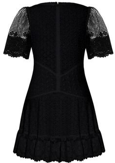 Unapologetically feminine. Cotton eyelet patchwork, crochet-style sleeves and trims, and a super-flattering fit, Ori dress is what dreams are made of. FINAL SALE Details and fit -Fully lined -Scoop neckline, front buttons are decorative -Closes with zip on back -Model wears XS -100% COTTON Fitted Lace Dresses With Cutwork Hem, Fitted Evening Dress With Cutwork Hem, Elegant Fitted Crochet Dress For Daywear, Fitted Dress With Cutwork Hem For Daywear, Elegant Mini Dress With Cutwork Hem For Daywear, Fitted Crochet Dress For Daywear, Elegant Eyelet Dresses For Daywear, Elegant Short Sleeve Eyelet Dresses, Fitted Eyelet Dresses For Party