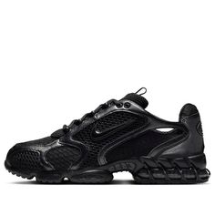 Nike Air Zoom Spiridon Cage 2 'Triple Black' HM8497-010 Nike Air Kukini, Nike Air Zoom Spiridon, Sneaker Platform, Collage Elements, Limited Edition Sneakers, Fashion Collage, Triple Black, Air Zoom, Nike Air Zoom