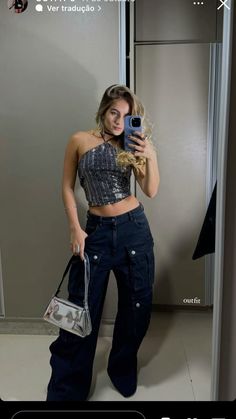 Rock In Rio, Instagram Outfits, Glam Rock, Ootd, Mirror, Clothes, Instagram