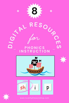 phonics instruction Phonics Instruction, Digital Resources, Small Groups, Educational Resources