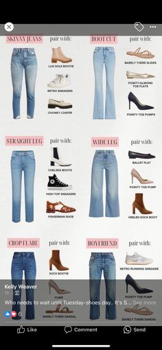 Vestiti In Jeans, Jeans And Shoes, Elegant Pumps, Mode Tips, Fashion Top Outfits, Fashion Vocabulary, Moda Jeans, Everyday Fashion Outfits