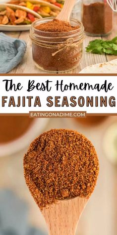 the best homemade fajita seasoning recipe