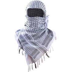 PRICES MAY VARY. MATERIALS: The Tactical Shemagh Scarf Is Made From 100% Cotton Woven, Extremely Soft, Breathe Freely, Lightweight, Quick-drying, No Fade, No Deformation And Anti-wrinkle. It Protects From Heat In The Summer And Keeps You Warm During The Cold Winter Days. APPROPRIATE SIZE: This Shemagh Scarf Is Large Enough, Size Approximately 43” X 43”, Perfect Size For All The Classic Neck & Head Scarf Wraps. Wrapping The Scarf Around Head And Neck Provides Optimal Protection From The Various E Scarf Around Head, Military Scarf, Desert Scarf, Shemagh Scarf, Arab Scarf, Scarf Wraps, Head Wrap Scarf, Pashmina Scarf, Scarf Men