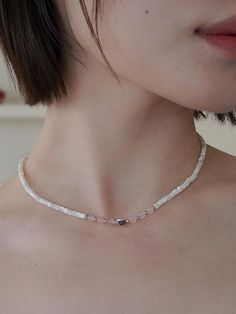 Composition : White Mother of Pearl 3.5 mm, Rose Quartz 4 mm, Silver 925Color : multiCountry of Origin : Republic of Korea Think Deeply, Inner Beauty, Accessories Jewelry Necklace, Women Accessories Jewelry, The Mind, Silver 925, Mother Of Pearl, Rose Quartz, Jewelry Accessories