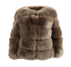 Faux Fox Fur Coat, Short Faux Fur Coat, Mink Jacket, Bubble Coat, Office Fashion Women, Short Coat