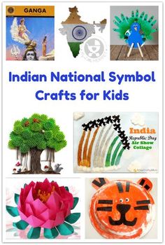 Indian National Symbols, Decorations For Diwali, Creative Crafts For Kids, Diwali Art, Independence Day Activities, Study Lesson, Country Study