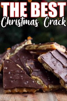 Xmas Goodies, Dessert Squares, Cracker Toffee, Toffee Recipe, Christmas Candy Recipes, Christmas Sweets, Köstliche Desserts, Christmas Cooking, Holiday Cooking