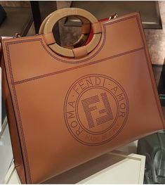 Fendi Eyewear, Sac Louis Vuitton, Fendi Tote, Fendi Handbag, Stylish Handbags, Perforated Leather, Bags Designer Fashion, Fendi Bags