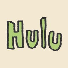 the word hello written in green ink on a beige background with black and white lettering