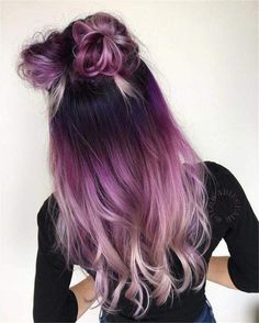 Hair Melt, Purple Ombre Hair, Color Melt, Hair Color Burgundy, Lilac Hair, Pulp Riot, Lavender Hair, Hair Color Purple, Burgundy Hair