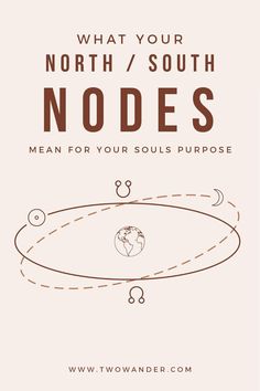 the north / south nodes mean for your soul's purpose in this book