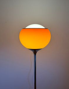 a lamp that is on top of a table