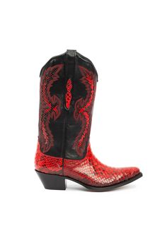 Get ready to soar in style with our best-selling cowboy/cowgirl RockiesRebels Eagle Lake boots! Hand-made with luxurious Red Python leather, these stunning designer western boots are a must-have for any female male western fashion lover who appreciates the finer things in life. The intricate detailing of the eagle wings on the shaft and layers of python and calf leather give these designer boots an undeniable personality that is sure to turn heads wherever you go. The deep red and black color co Custom Gift Cards, Eagle Wings, The Eagle, Cowboy Cowgirl, Instagram Blog, Card Bag, Cowboy And Cowgirl, Designer Boots, Custom Bags