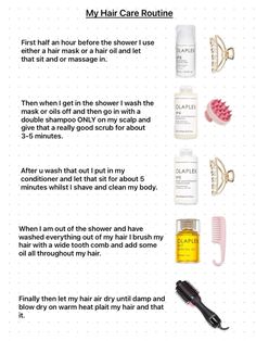 Hair Care Routine Step By Step, Steps For Hair Care, Weekly Haircare Routine Schedule, My Haircare Routine, Healthy Hair After Bleaching, Hair Care Step By Step, Hair Care Steps In Order, Daily Haircare Routine, Perfect Hair Routine