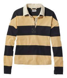 Women's Signature Original Cotton Rugby Polo | Sweatshirts at L.L.Bean Male Clothes, Womens Knit Tops, Polo Women, Rugby Polo, Polo Sweatshirt, Kids Outerwear, Rugby Shirt, Ll Bean, Polo Shirts