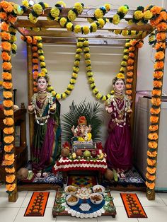 Gauri Ganpati Decoration Ideas, Gauri Ganpati, Ganpati Decoration Ideas, Diwali Pictures, Ganapati Decoration, Decoration For Ganpati, Lord Siva, Aesthetic Captions, Ganpati Decoration Design