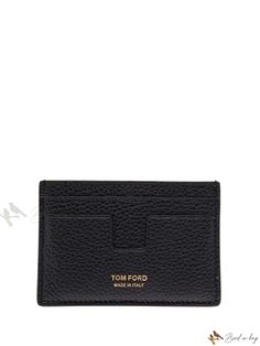 Bird in Bag - Black Leather Wallet by Tom Ford Black Leather Wallet, Card Organizer, Mens Leather Bag, First Contact, Card Storage, Bird In Bag, Tom Ford, Leather Wallet, Black Leather