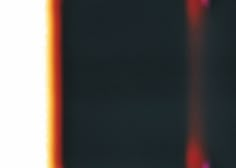 an orange and red object is seen in this image, it appears to be blurry