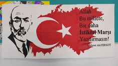 there is a poster with an image of a man in turkey on it