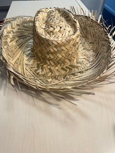 Enjoy summer parties and BBQs in style with our straw beachcomber hat.  Whether you choose to wear it on its own or are completing a Hawaiian-themed costume, our large straw hat comes with a wide brim to keep the sun off your face and eyes on your headwear. Wide Brimmed Straw Hat, Natural Straw Hat For Western-themed Events, Traditional Straw Hat For Summer Rodeo, Straw Hat For Kentucky Derby And Country Events, Traditional Toquilla Straw Hat Bands For Summer, Western Style Palm Leaf Straw Hat For Beach, Traditional Palm Leaf Straw Hat For Summer, Traditional Summer Straw Hat With Curved Brim, Traditional Straw Hat For Beach