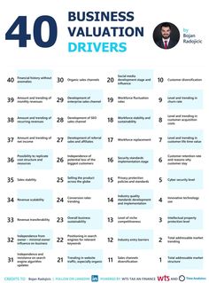 the top ten business drivers info sheet