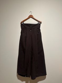 Inspired by Japanese workwear and retro styled trousers. These pants are made from 100% cotton twill. They feature a 3 inch pleat on front. Made from natural materials for them to be a flowy comfortable essential pant. Chic Pleated Cotton Wide Leg Pants, Chic Cotton Pleated Wide Leg Pants, Pleated Cotton Wide-leg Pants, Cotton Wide-leg Pleated Pants, Pleated Ankle-length Cotton Bottoms, Cotton Pleated Ankle-length Bottoms, Cotton Pleated Ankle-length Pants, Cotton Ankle-length Pleated Bottoms, Ankle-length Pleated Cotton Pants