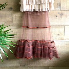 New With Tags Length Approximately 30" Elastic Band In Waist Can Be Worn On Top Or Under Skirt Or Dress Transparent! Gorgeous! Tulle Long Skirt, Under Skirt, Long Layers, Layered Skirt, Elastic Band, Tulle Skirt, Womens Skirt, A Line, Elastic