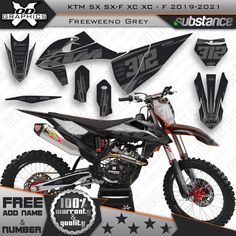 an image of a dirt bike graphic kit