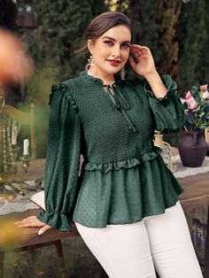 Stylish Top Design For Women, Fashion Tops Blouse Plus Size, Chiffon Top Styles, Chiffon Blouses Designs, Babydoll Blouse, Blouse Plus Size