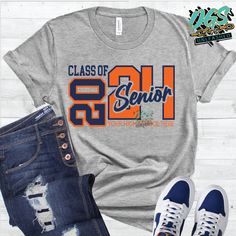 Senior Class Shirts, Class Shirt, Senior Shirts, Graduation Shirt, Class Of 2025, Silhouette Design Studio, Cheer Shirts, Senior Gifts, Graduation Shirts