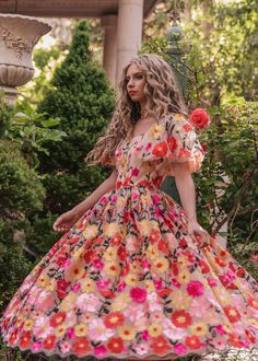 English Garden Dress – JessaKae, summer dress, floral dress, red dress, midi dress, wedding guest dress, fashion, mid size fashion, plus size dress, size inclusive, inclusive fashion, body positivity, plus size, summer dress, fashion shoot, model, photoshoot, women's fashion, OOTD, wedding guest dress, bridesmaid dresses, church dress, engagement dress, wedding, date night, cocktail dress, style, lifestyle shoot Embroidery Prom Dress, Prom Dress Fairy, Bright Floral Dress, Cocktail Dress Style, Dresses Church, Dress Engagement, Lifestyle Shoot, Inclusive Fashion, Mid Size Fashion