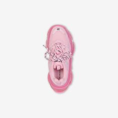 Triple S Clear Sole Sneaker Pink for Women | Balenciaga Tenis Balenciaga, Balenciaga Triple S Clear Sole, Pink Balenciaga, Lit Shoes, Sole Sneakers, Balenciaga Shoes, Balenciaga Triple S, Tory Burch Miller Sandal, Grey And Beige