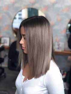 Longbob Hair, Brunette Ombre, Trendy Hair Color, Hair Color Trends