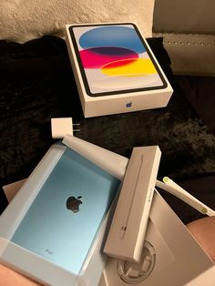 an apple box with the new ipad in it