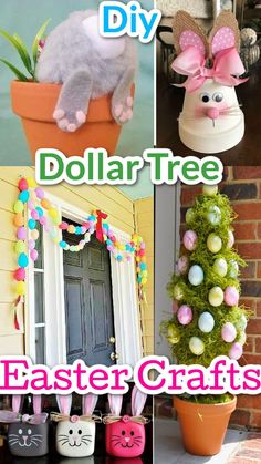 diy dollar tree easter crafts