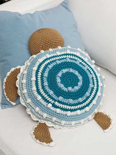 Sea Turtle Pillow Crochet Pattern - #YC05352 Pillow Covers Crochet, Pillow Case Crochet, Crochet Pillow Covers, Crochet Pillow Case, Turtle Pillow, Crochet Pillow Cases, Pillow Crochet, Crochet Pillow Cover, Crochet Pillow Pattern