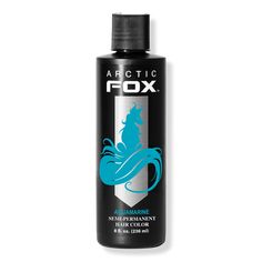 Semi-Permanent Hair Color - HAIR COLOR AQUAMARINEBenefitsCruelty-FreeSemi-PermanentHydratingZero DamageNo Harsh Chemicals (Peroxide, Ammonia, or PPD)VeganFeaturesArctic Fox Aquamarine is a vibrant turquoise shade that is highly pigmented.It'll turn out most vividly on pre-lightened hair, but can still work to give a deep teal tint to darker shades of unbleached hair.Always do a patch and strand test before coloring. - Semi-Permanent Hair Color Arctic Fox Aquamarine, Permanent Hair Dye Colors, Hair Color Brands, Arctic Fox Hair Color, Fox Hair, Semi Permanent Hair Dye, Semi Permanent Hair Color, How To Lighten Hair, Permanent Hair Dye