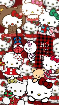 an image of hello kitty wallpaper