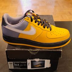 Air Force 1 Premium '07 Choz S.Bronx Brand New Never Worn In Box These Shoes Have Increased In Value And I Expect They Will Continue To Increase In Value Men’s Size 10.5 Yellow/Grey/Black You Won’t Be Disappointed With These Shoes! Nike Air Force 1 For Streetwear, Nike Air Force 1 Urban Streetwear With Gum Sole, Nike Air Force 1 With Gum Sole For Streetwear, Yellow Low-top Basketball Shoes For Streetwear, Yellow High-top Basketball Shoes For Streetwear, Yellow Lace-up Skate Shoes For Streetwear, Yellow Low-top Nike Air Force 1, Nike Air Force 1 Urban Streetwear Sneakers, Nike Air Force 1 Urban Streetwear Shoes