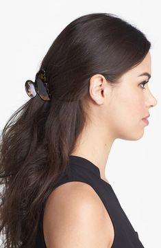 A marbled finish updates a chunky hair clip. Style Name:France Luxe Small Couture Jaw Clip. Style Number: 396407. Available in stores. Jaw Clip, Chic Headband, Coverage Bras, Hair Brush Straightener, Bow Detail Dress, Best Gifts For Her, Ear Headbands, Floral Hair, Hair Claws & Clips