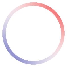 an image of a white circle with pink and blue highlights