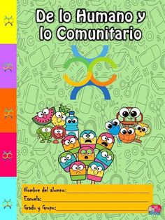 a book cover with an image of owls and birds on the page, in spanish