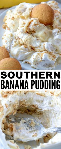 this southern banana pudding is made with only 3 ingredients