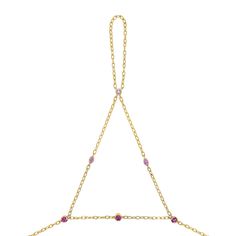 Pink Sapphire .70 ctw Italian made oval chain Handcrafted in 14k yellow gold Exact colors and weights may vary Pink Link Jewelry With Adjustable Chain, 14k Gold Oval Jewelry With Gold Chain, Elegant Pink Cable Chain Jewelry, Elegant Pink Jewelry With Cable Chain, Gold Plated Yellow Gold Jewelry With Chain Strap, Luxury Link Chain Strap Jewelry, Fine Jewelry With Oval Gold Chain, Gold Plated Jewelry With Chain Strap For Gift, Elegant Pink Jewelry With Gold Chain