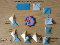 origami rings 1011 by lidine siqueria instructions for making an origami frog