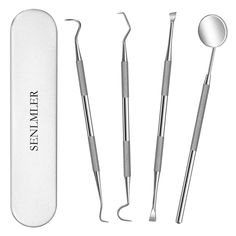 PRICES MAY VARY. ✅HIGH-QUALITY DENTAL TOOLS KIT - Dedicated to quality and style. the specially designed for both professional dentists and personal use, All tools are made of high-quality medical stainless steel, which allows rust resistance, durability and safety, easy to clean and sterilize. ✅EASY TO USE - The dental pick oral care tools designed in different angles and shapes, with additional premium mouth mirror, good for cleaner tough oral stains,food debris, remove tartars between teeth a Mouth Mirror, Dentist Tools, Metal Storage Box, Dental Cleaning, Dental Tools, Dental Hygienist, Dental Hygiene, Finding Nemo, Oral Hygiene