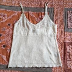 Brand New Vintage Dead Stock Ralph Lauren 100% Linen Knit Tank. Size Large But Fits Medium-Xxl. 23.5" Long, 15.5" Pit To Pit, Hem Is 18" Across Laying Flat Ralph Lauren Fitted V-neck Top, Fitted Off-white Knit Top, Fitted White Ralph Lauren Top, Fitted Off-white V-neck Top, Fitted V-neck Off White Top, Ralph Lauren White Top For Spring, Spring Ralph Lauren Knit Tops, Fitted Ralph Lauren Summer Tops, Summer Fitted Ralph Lauren Tops